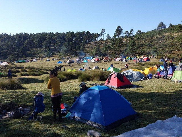 durmiendo en tiendas